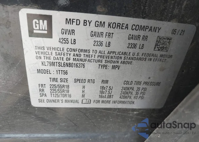 KL79MTSL6NB016376: 44056494