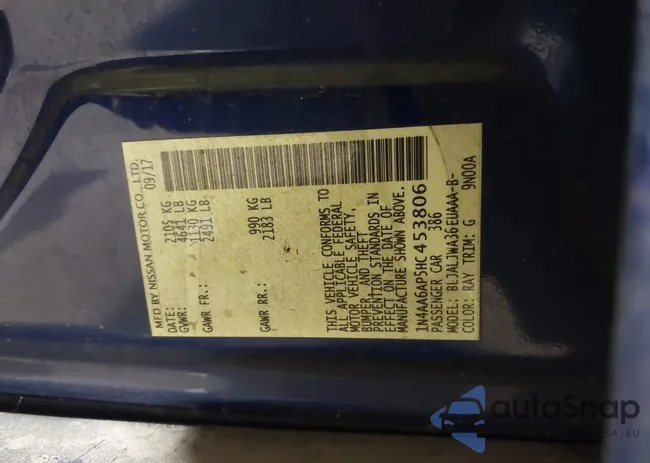 1N4AA6AP5HC453806: 44056604