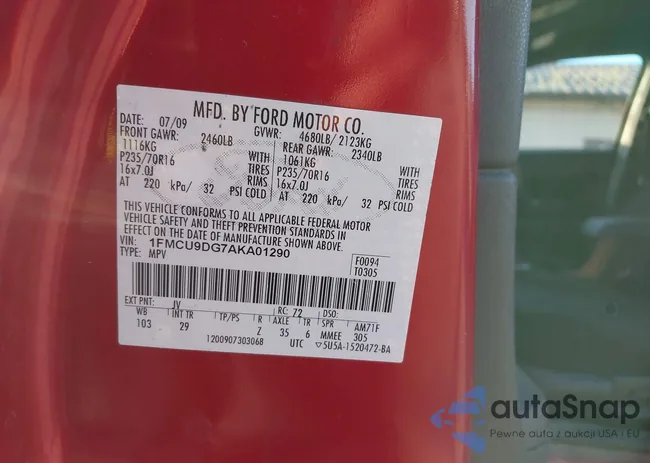 1FMCU9DG7AKA01290: 44057667