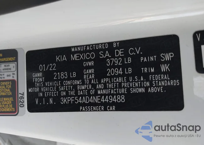 3KPF54AD4NE449488: 44057742