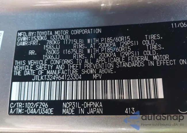 JTLKT324964123304: 44057759