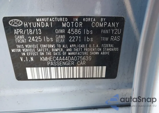 KMHEC4A44DA075639: 44057786