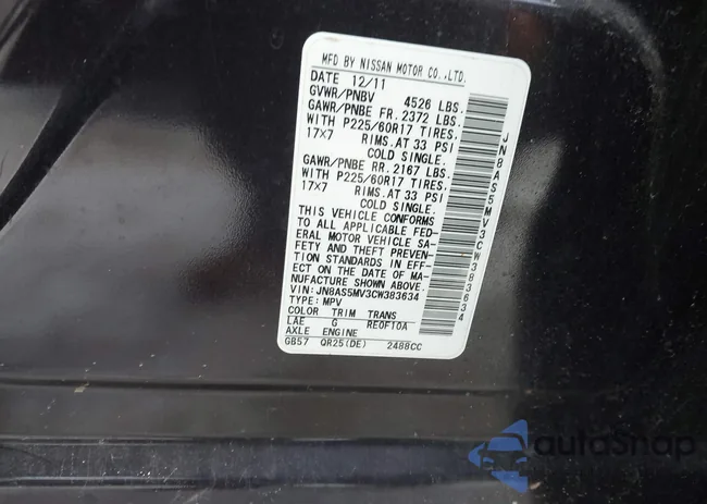 JN8AS5MV3CW383634: 44057831