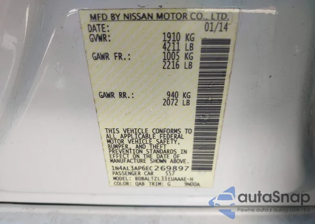 1N4AL3AP6EC269897: 44057864