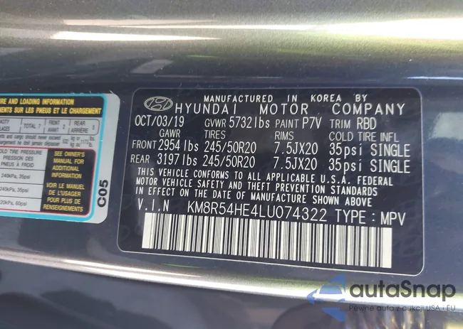 KM8R54HE4LU074322: 44057935