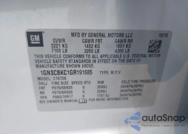 1GNSCBKC1GR191685: 44058037