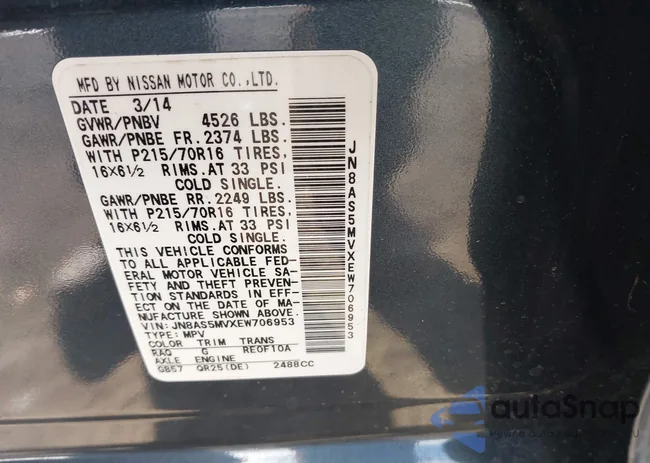 JN8AS5MVXEW706953: 44058155