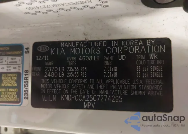 KNDPCCA25C7274295: 44057282