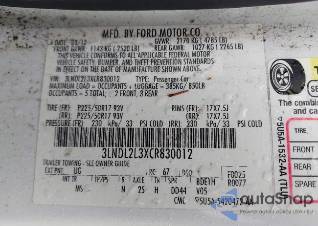 3LNDL2L3XCR830012: 44057332