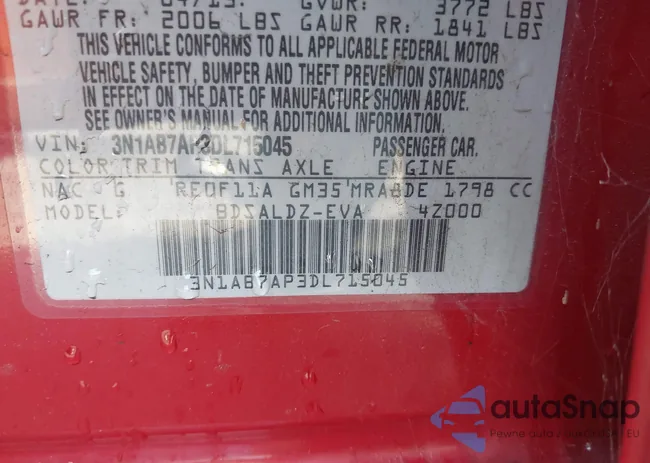 3N1AB7AP3DL715045: 44057376