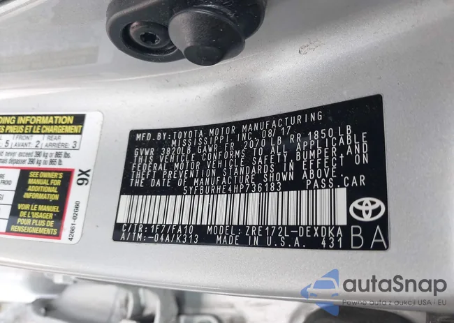 5YFBURHE4HP736183: 44057385