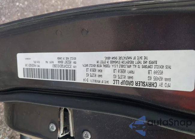 2C3CDXFG6EH312863: 44057459