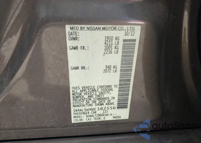 1N4AL3AP6DC162556: 44057460