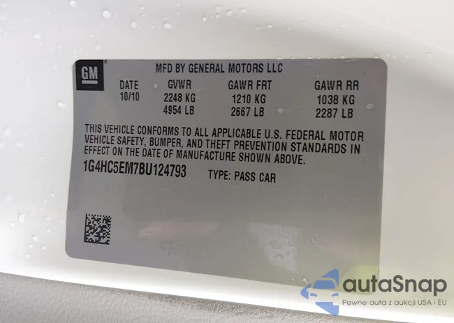 1G4HC5EM7BU124793: 44057563