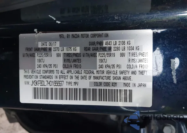 JM3KFBDL7H0165697: 44057614