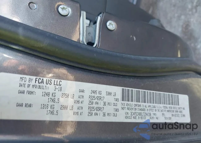 3C4PDCAB8JT294238: 44057616