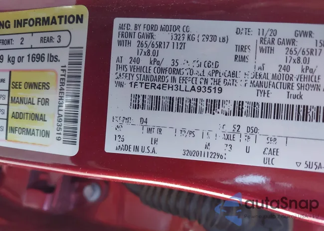 1FTER4EH3LLA93519: 44058642