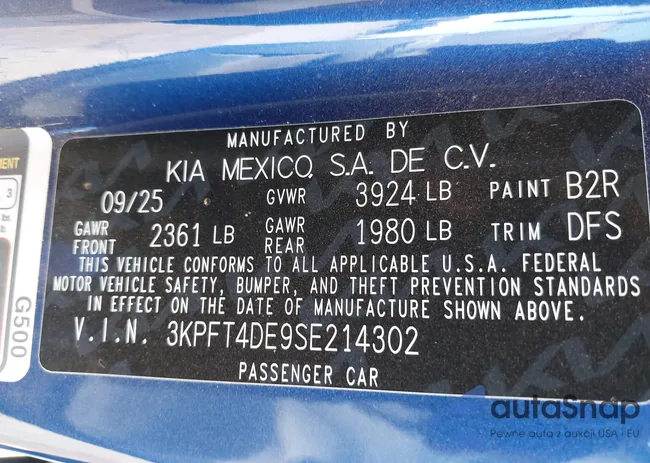 3KPFT4DE9SE214302: 44058746