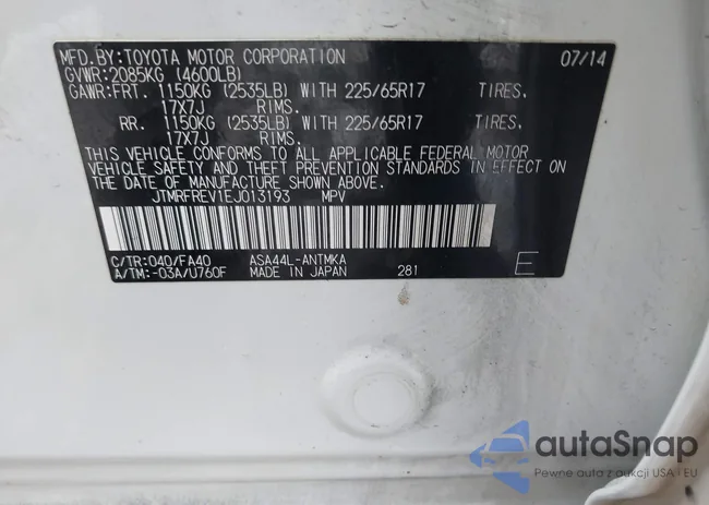 JTMRFREV1EJ013193: 44058940