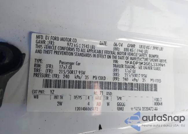 1FADP3K25EL333691: 44059077