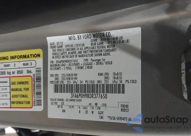 3FA6P0H98DR377650: 44059139