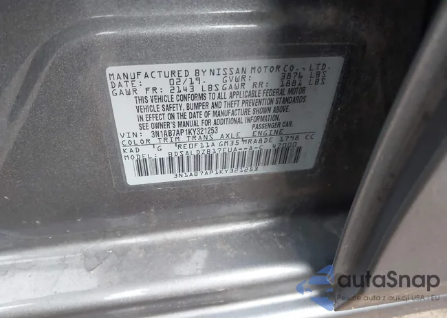 3N1AB7AP1KY321253: 44058402