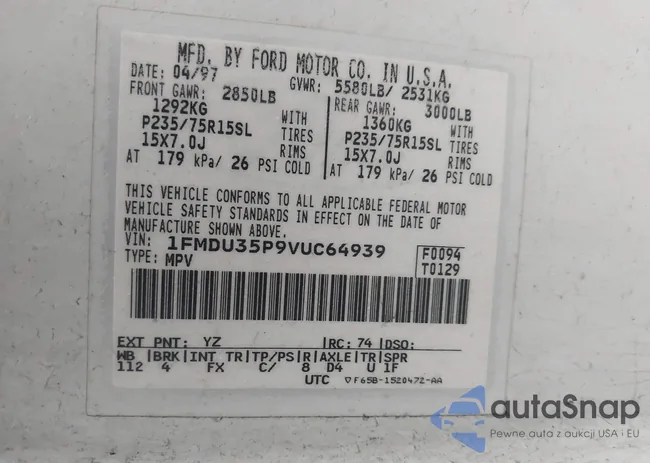 1FMDU35P9VUC64939: 44059882