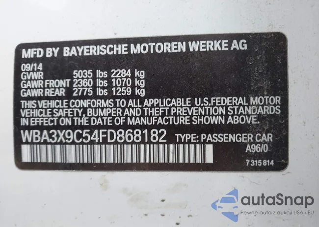 WBA3X9C54FD868182: 44060005