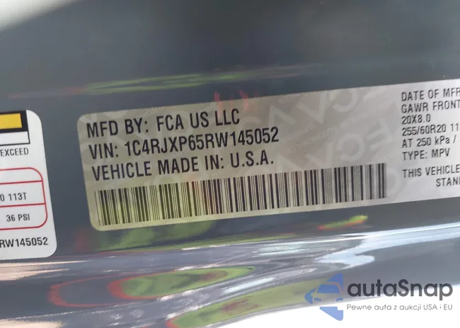 1C4RJXP65RW145052: 44060073