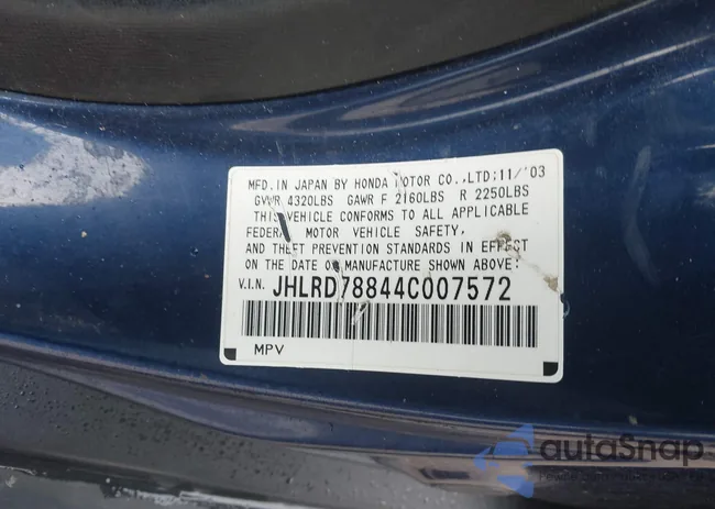 JHLRD78844C007572: 44060099