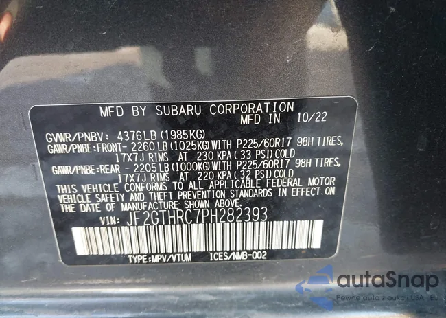 JF2GTHRC7PH282393: 44059251