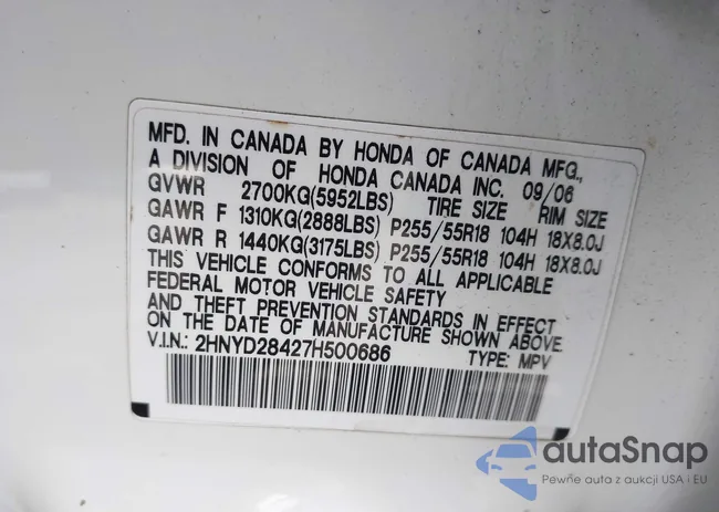 2HNYD28427H500686: 44059381