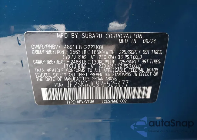 JF2SKAJC9RH525477: 44059518