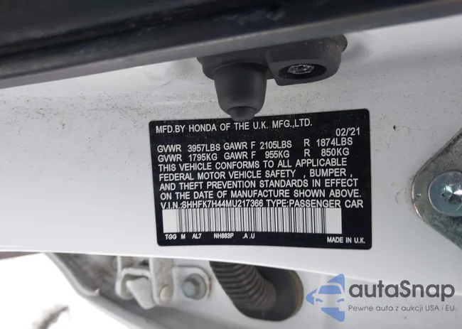 SHHFK7H44MU217366: 44060715