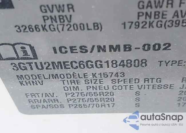 3GTU2MEC6GG184808: 44060741