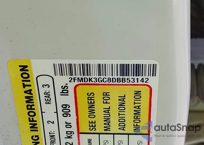 2FMDK3GC8DBB53142: 44060752