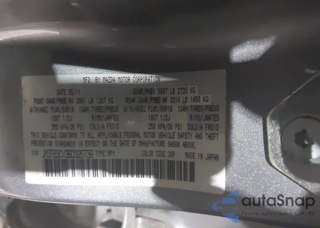 JM3TB3CV3B0326739: 44060761