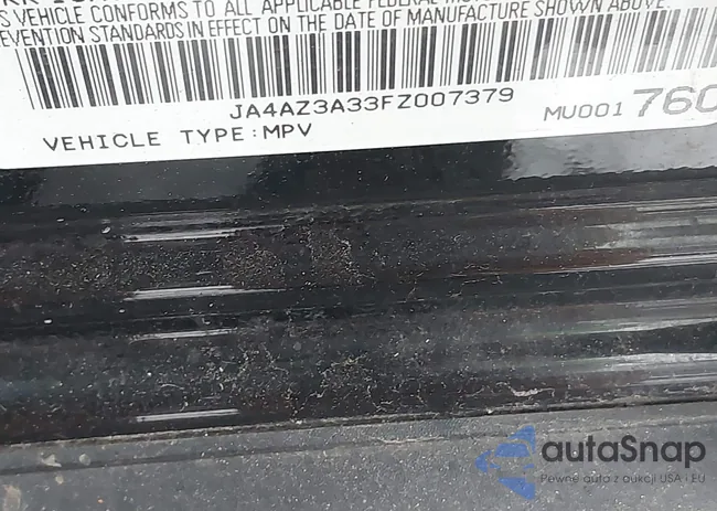 JA4AZ3A33FZ007379: 44060793