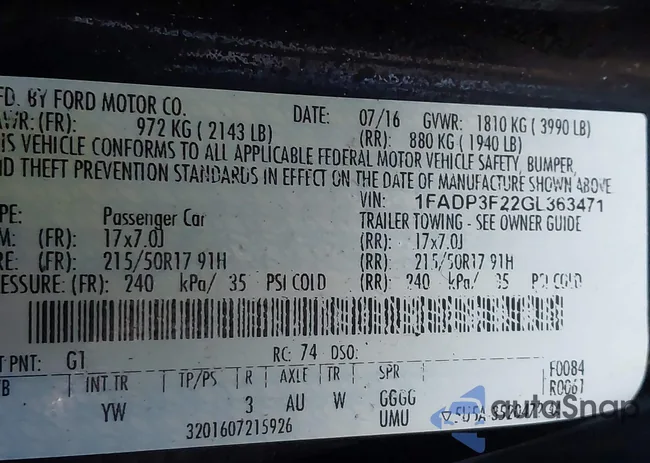 1FADP3F22GL363471: 44060811