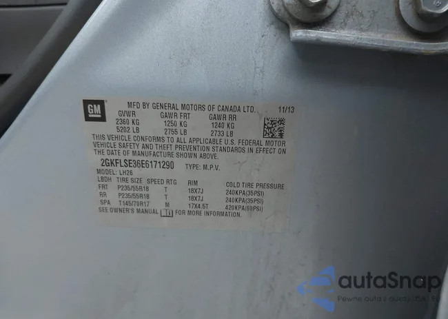 2GKFLSE36E6171290: 44061053