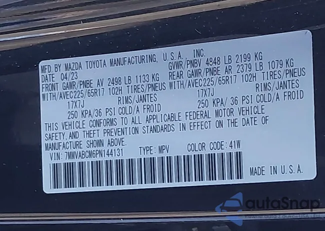 7MMVABCM6PN144131: 44061181