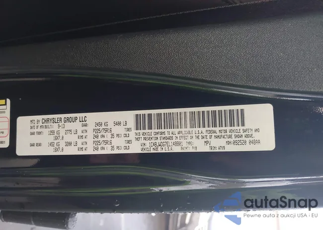 1C4BJWDG7EL148801: 44060315