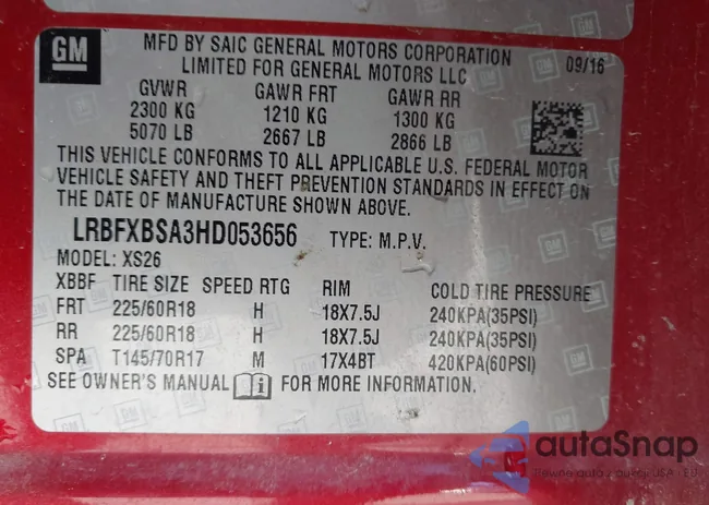 LRBFXBSA3HD053656: 44060320