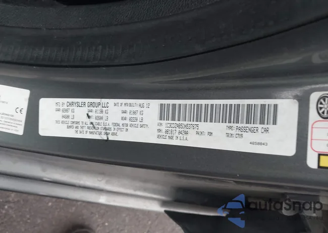 1C3CDZAB5DN537675: 44060358