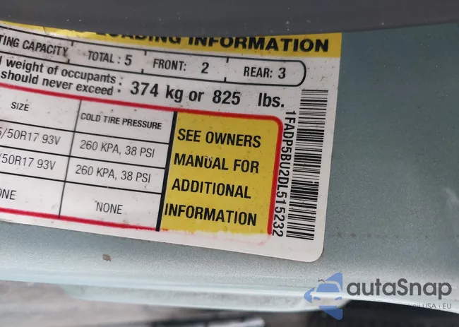 1FADP5BU2DL515232: 44060416