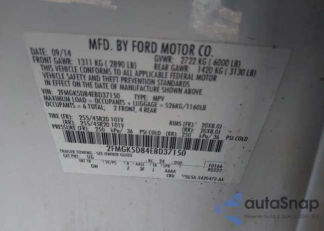 2FMGK5D84EBD37150: 44060430