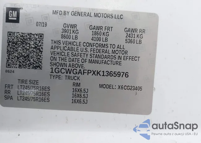 1GCWGAFPXK1365976: 44060445