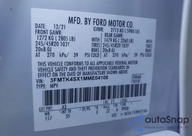 3FMTK4SX1MME04108: 44060451