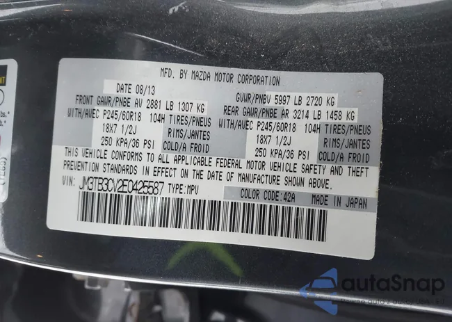 JM3TB3CV2E042558: 44060540