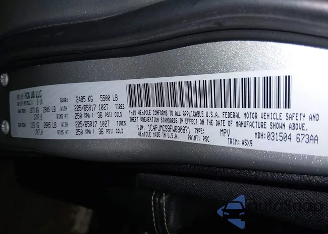 1C4PJMCS9FW690871: 44060550